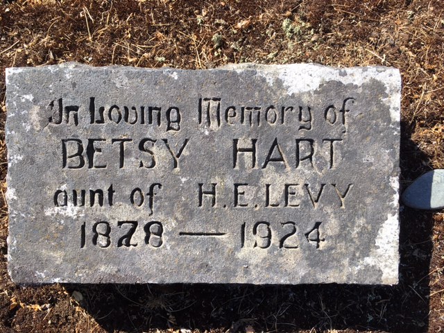 Betsy Hart grave marker