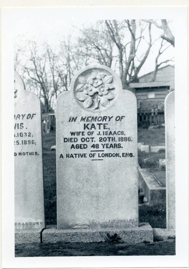 black & white photo of grave marker
