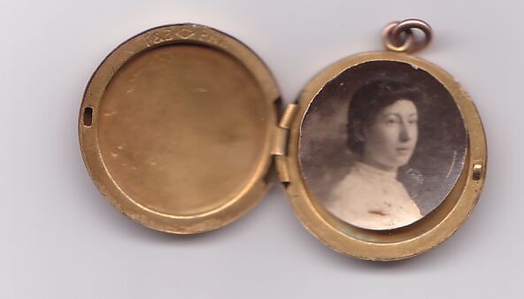 Photo of Annie Levy in a locket Courtesy Carolyn Hahn