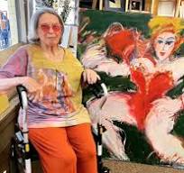 Millie Shapiro and her art work