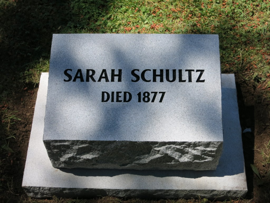 New marker for Sarah Schultz