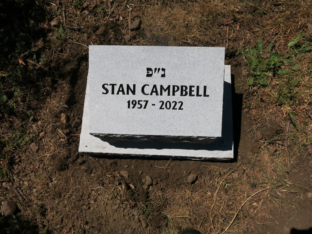 New marker for Stan Campbell front