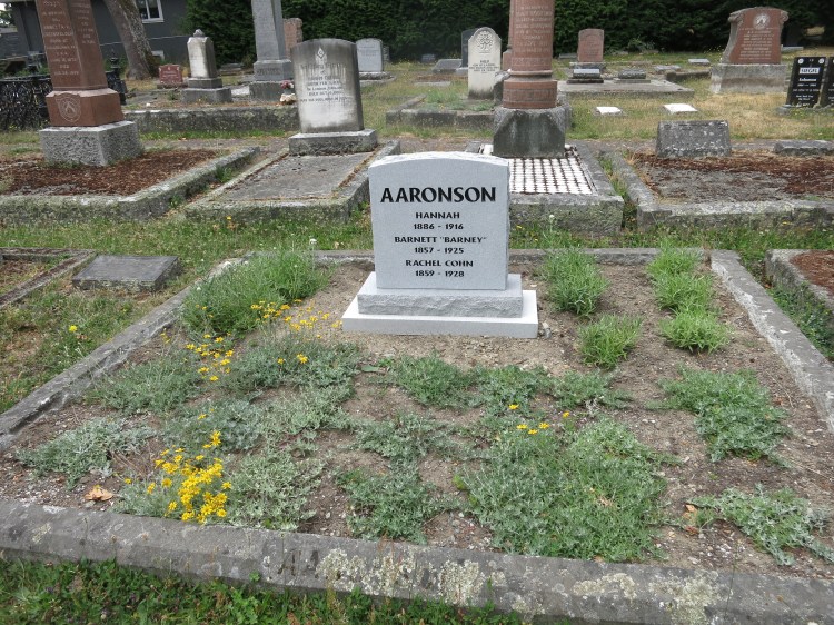 graves of both Aaronson families